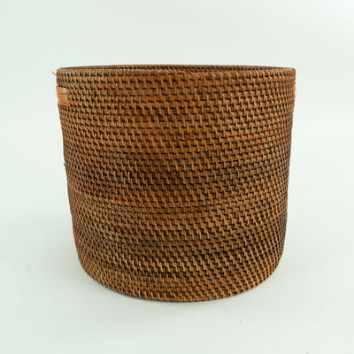 Brown Oval Planter Basket