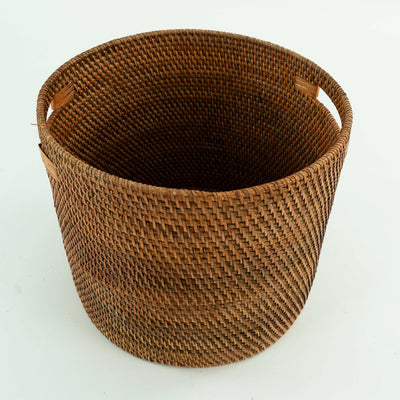 Brown Oval Planter Basket