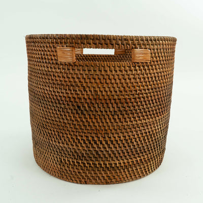 Brown Oval Planter Basket