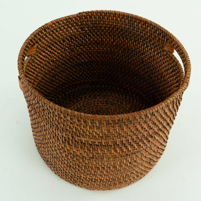 Brown Oval Planter Basket