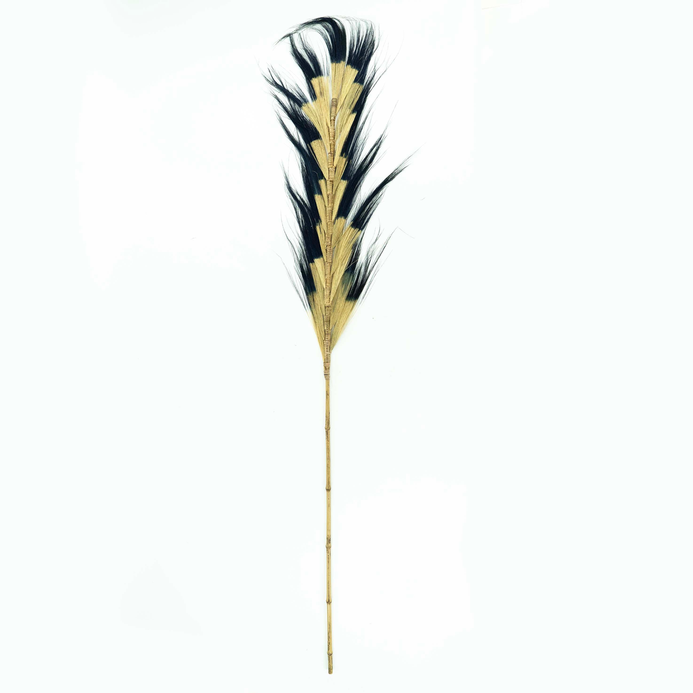 Black & Bleach Tall Rayung Leaf