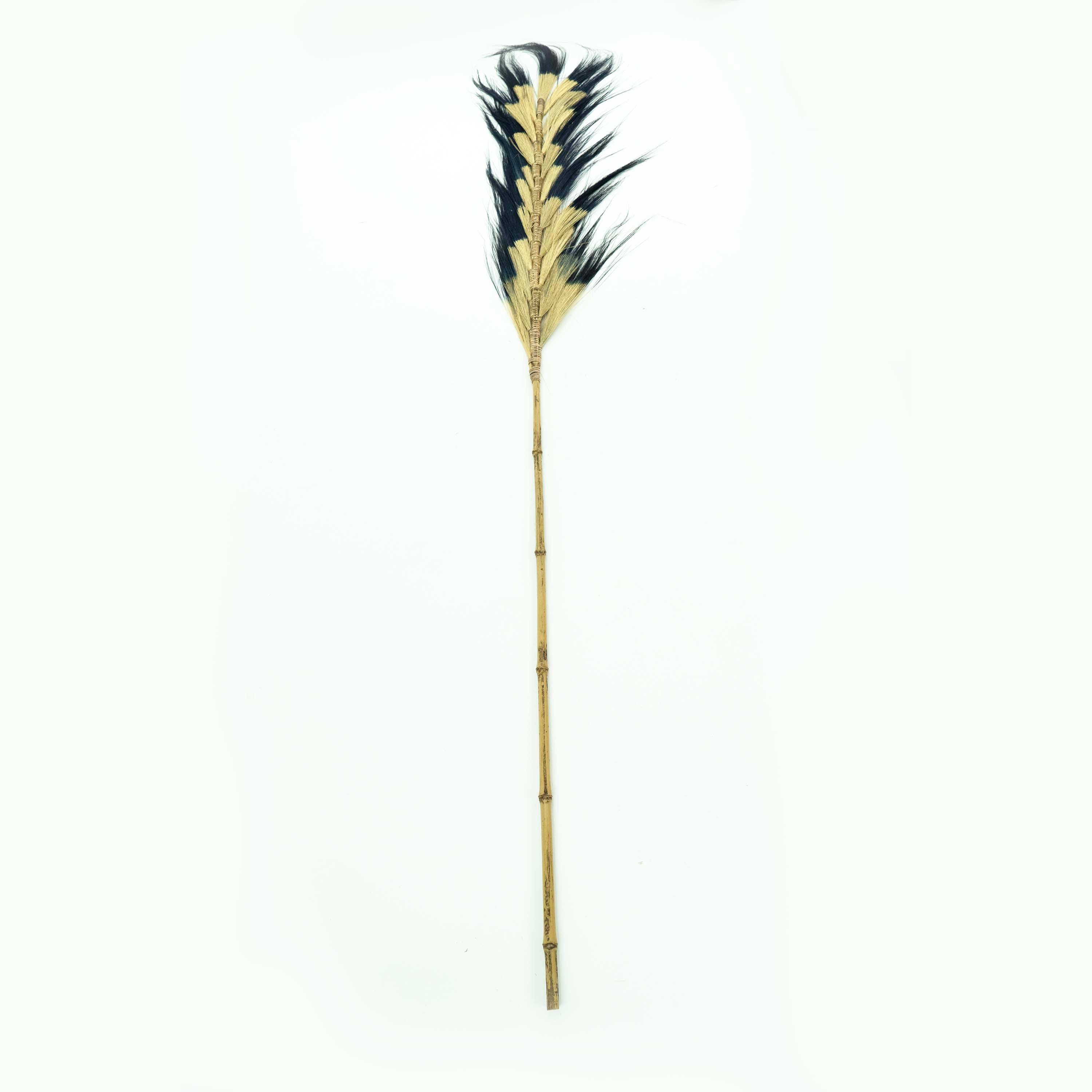 Black & Bleach Tall Rayung Leaf