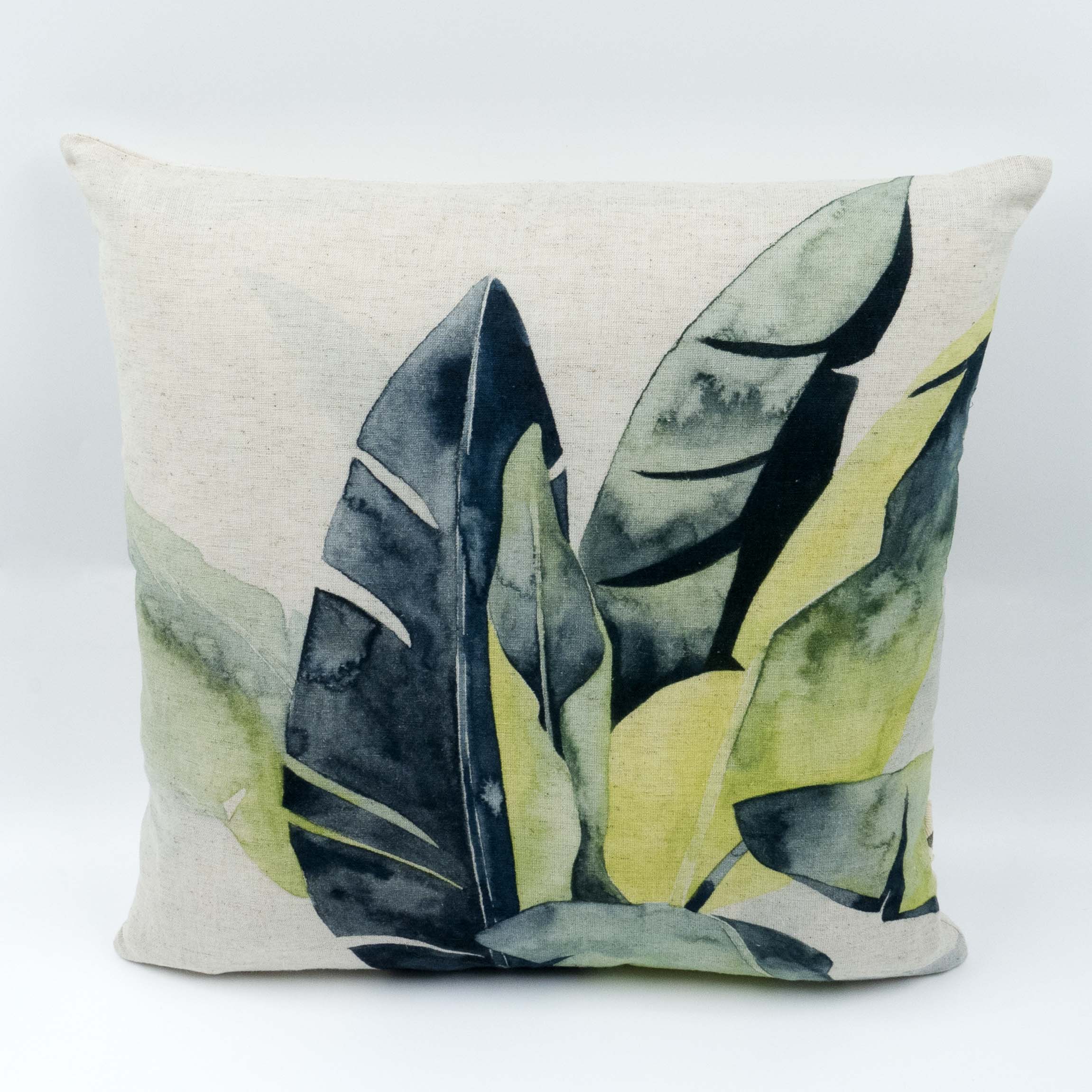 Sunset Palm Banana Cushion Cover