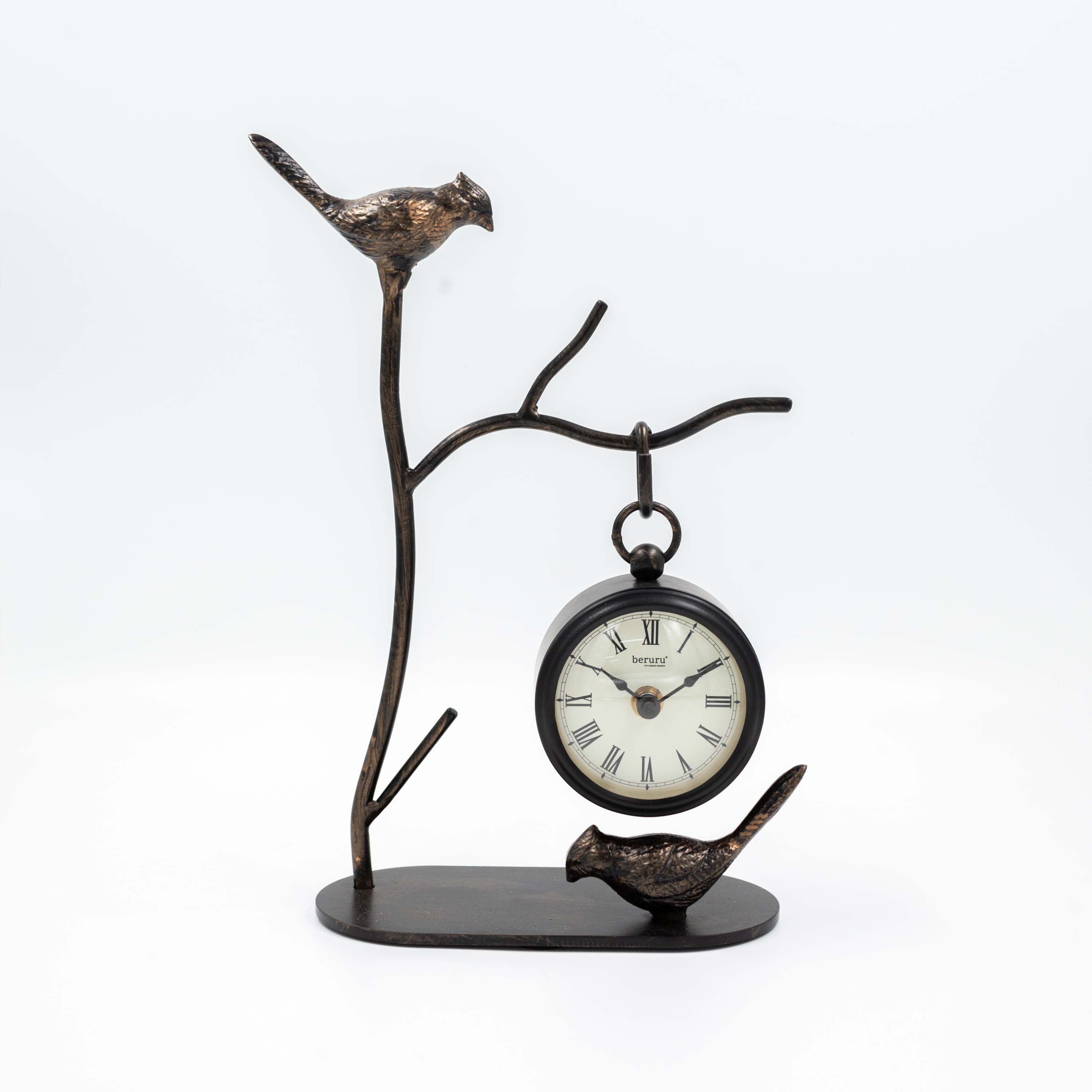 Perching Bird Hanging Clock