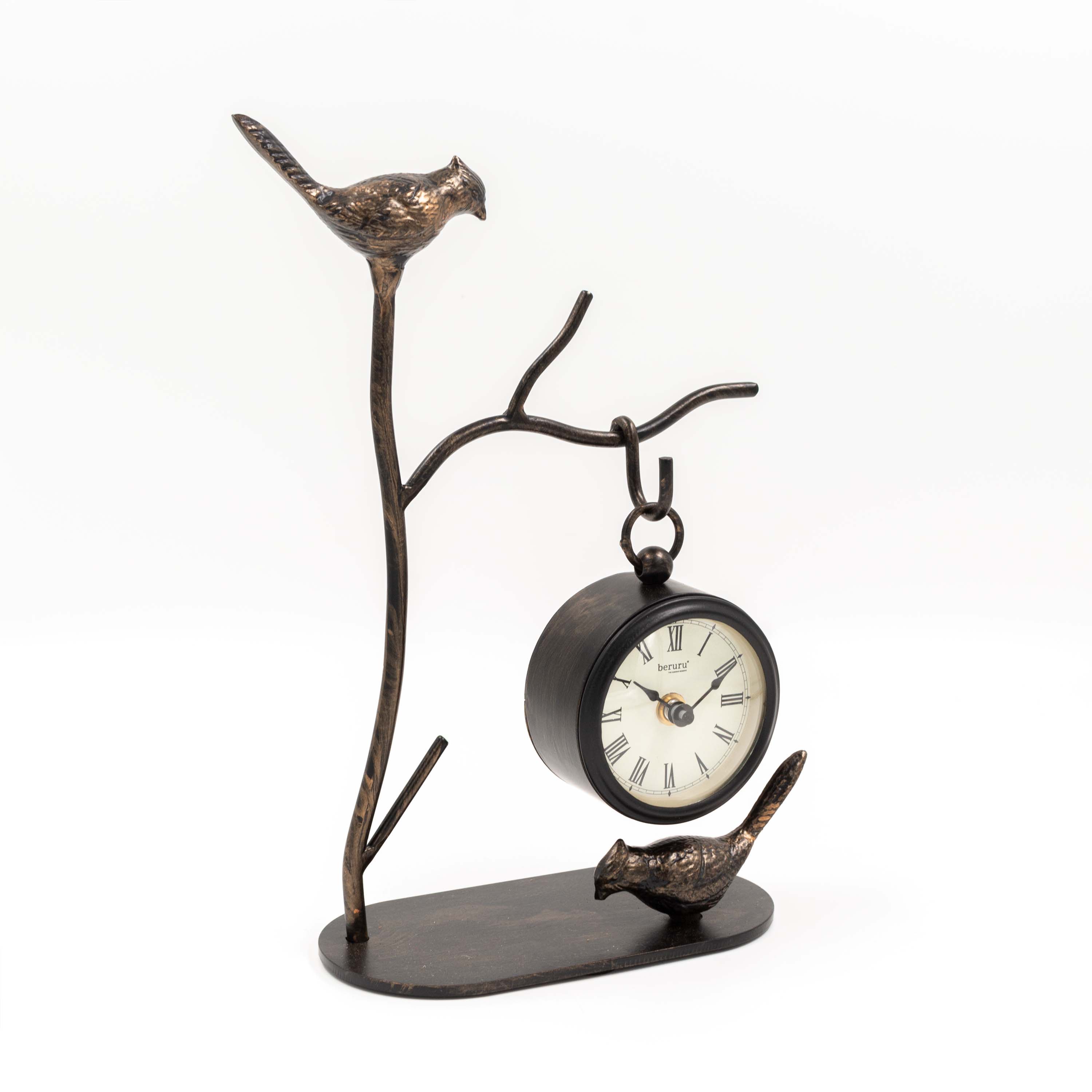 Perching Bird Hanging Clock