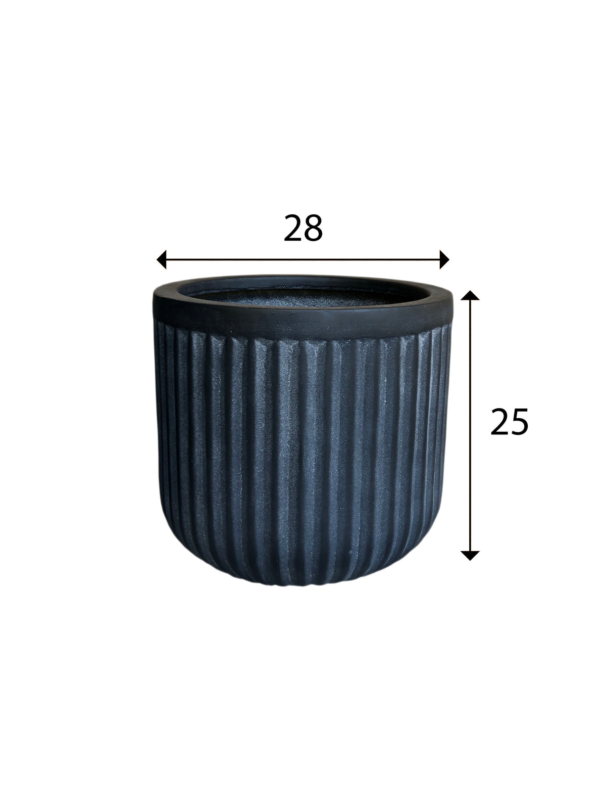 Fluted FRP Pot
