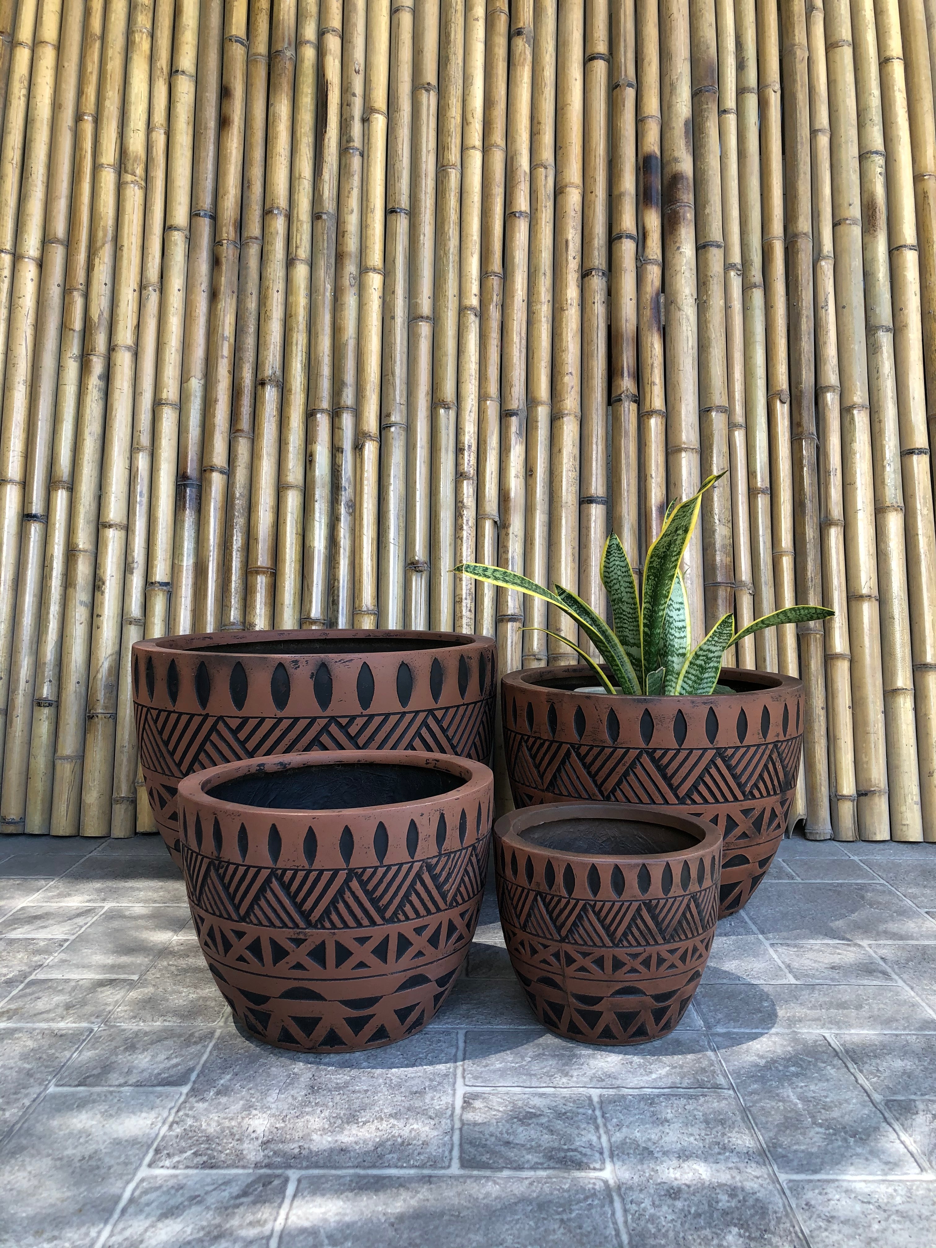 Etched FRP Pot