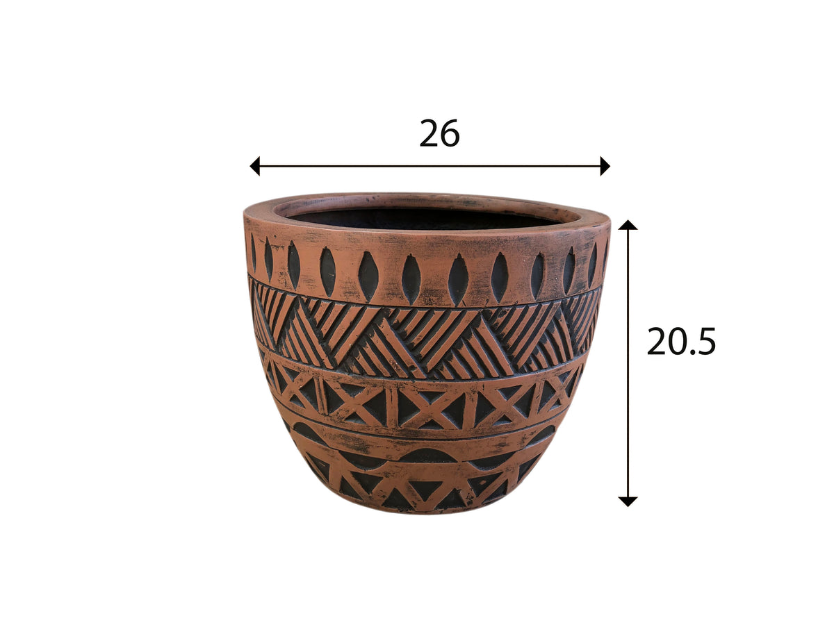Etched FRP Pot