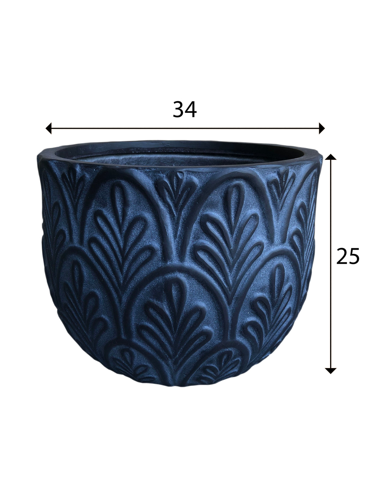 Etched Design FRP Pot