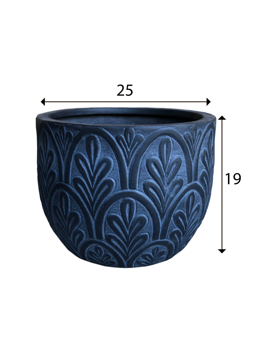 Etched Design FRP Pot