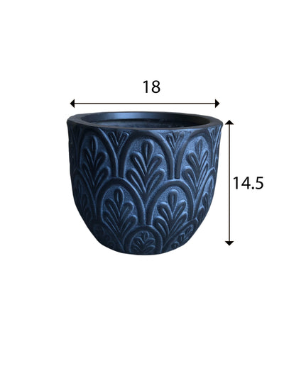 Etched Design FRP Pot