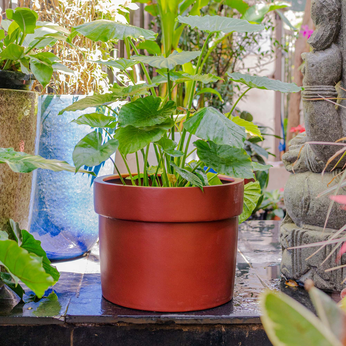Solid FRP Brown Pot