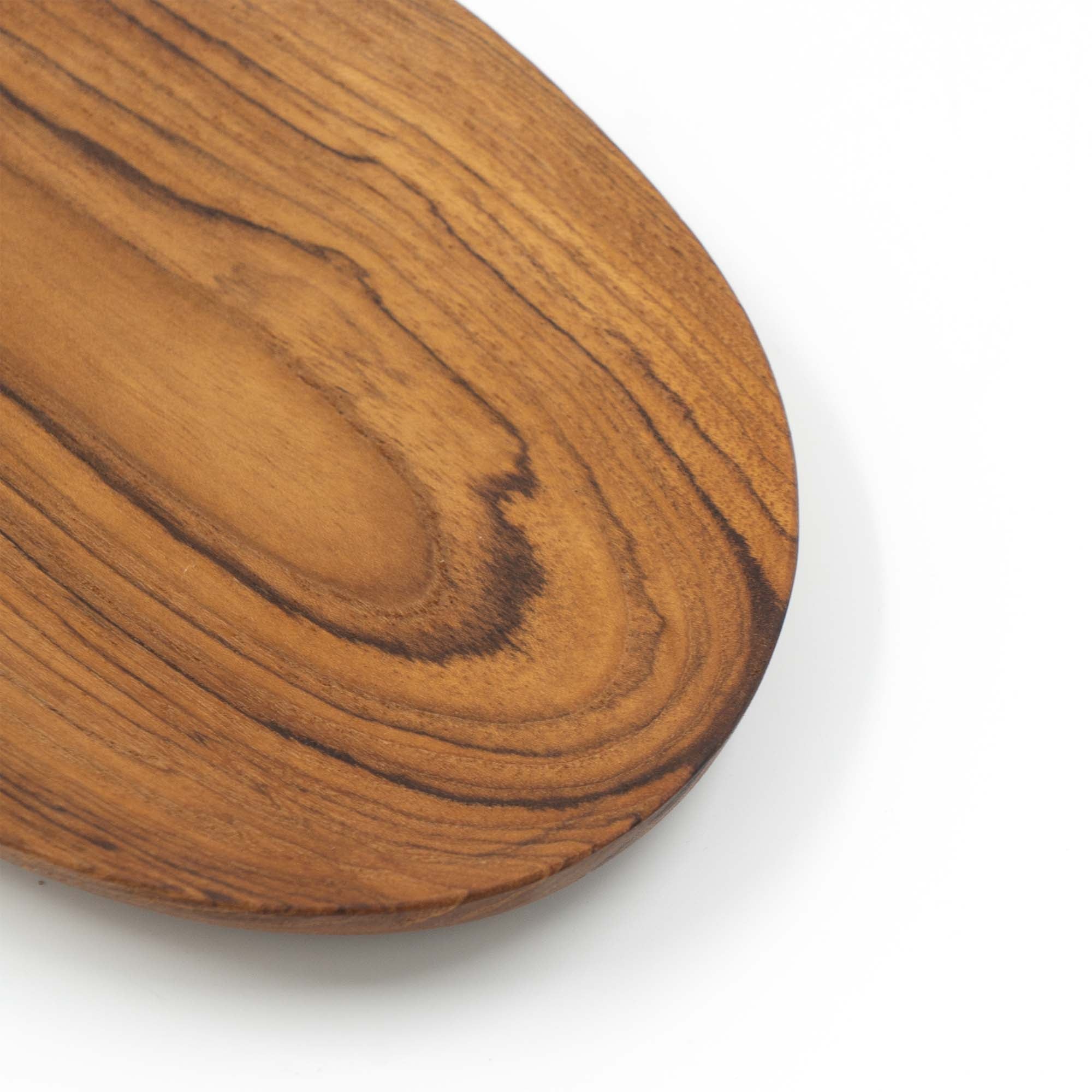 Yarah Teak Wood Oval Plate