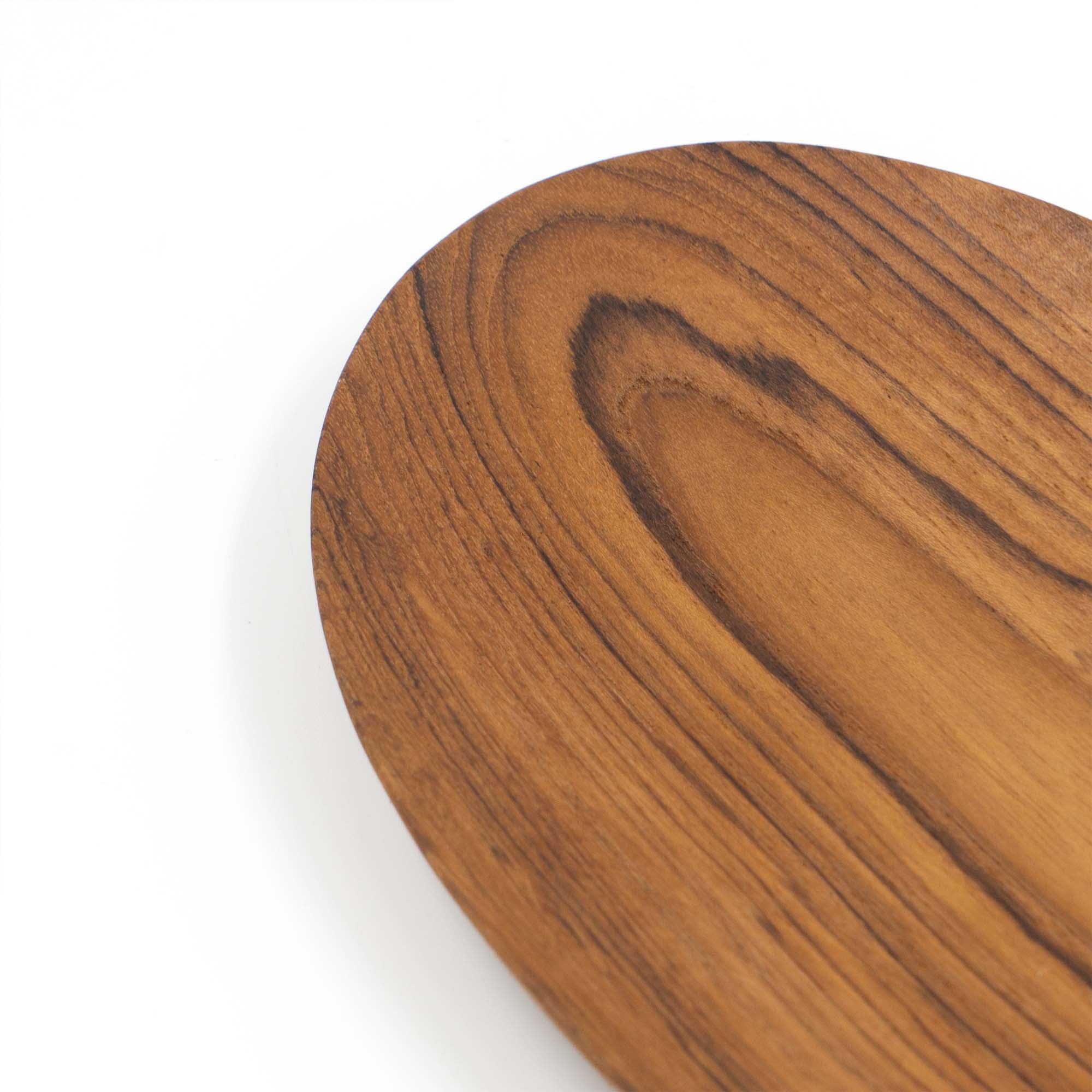 Yarah Teak Wood Oval Plate