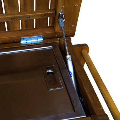 Clara Wooden Bar Cart On Wheels