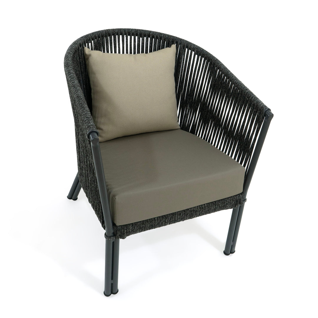 Club living Lounge Silver Black