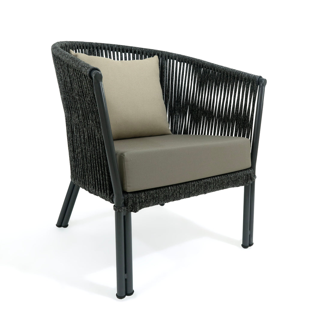 Club living Lounge Silver Black