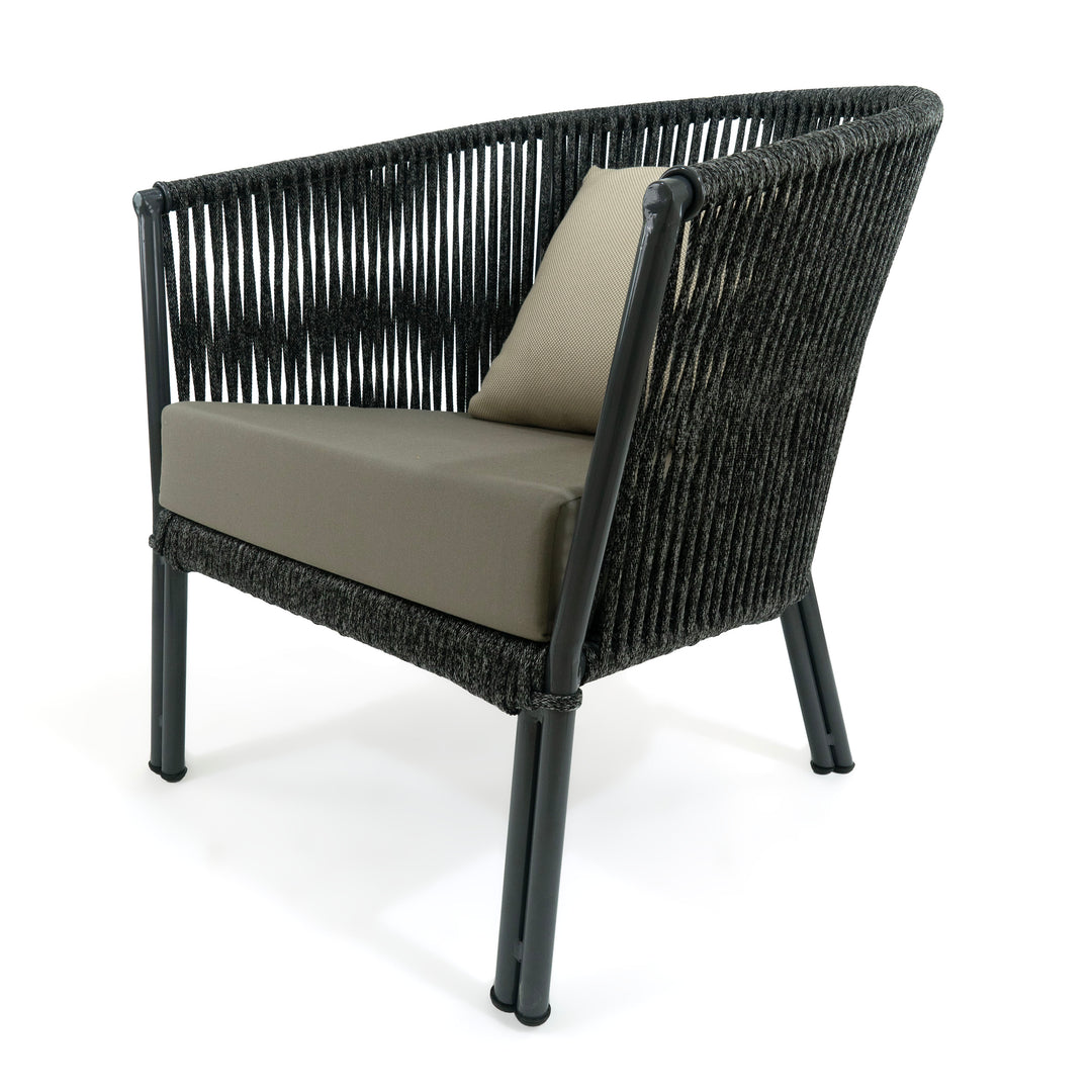 Club living Lounge Silver Black