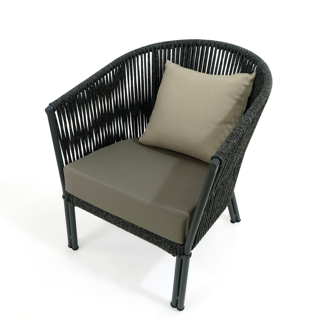 Club living Lounge Silver Black