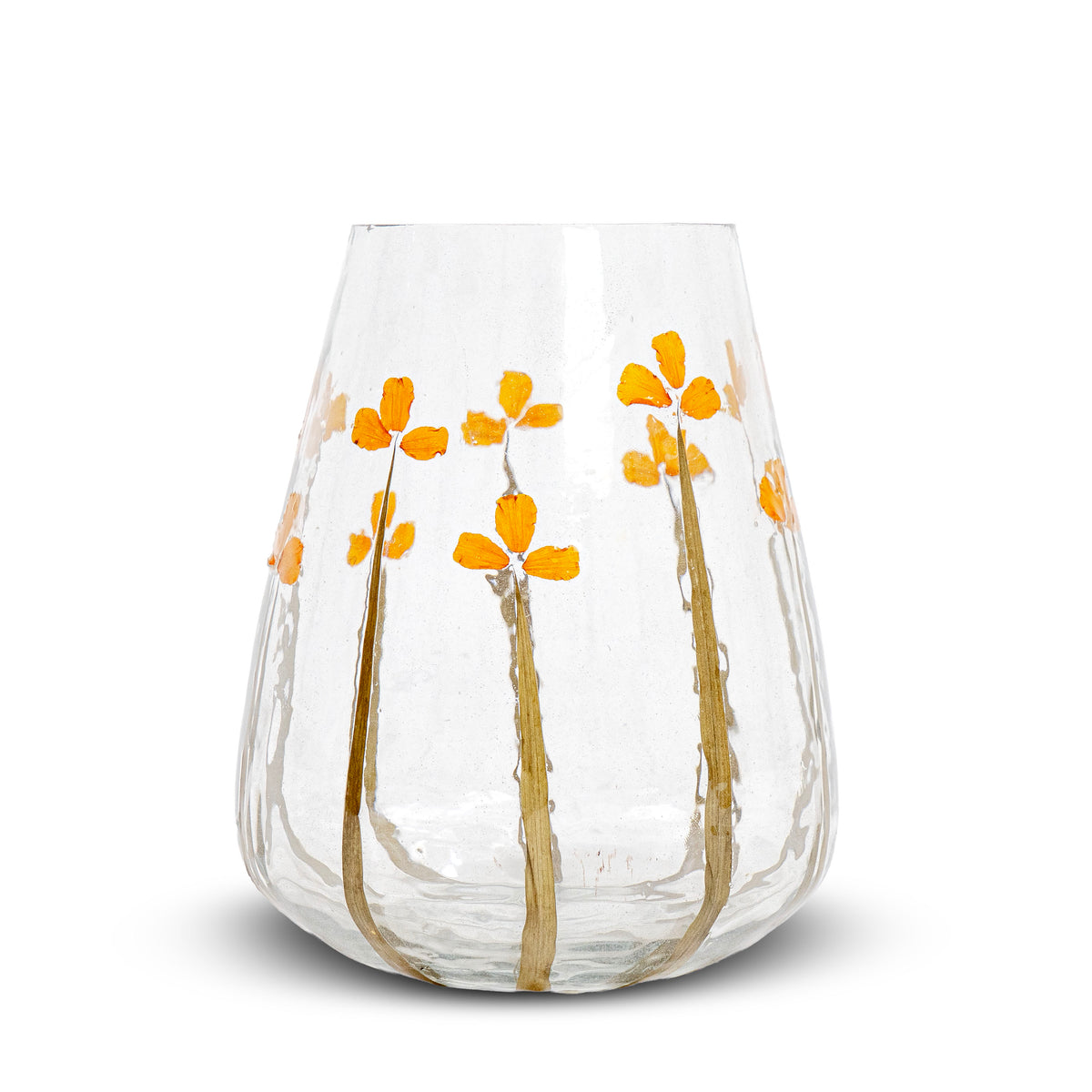 Amber Bloom Glass
