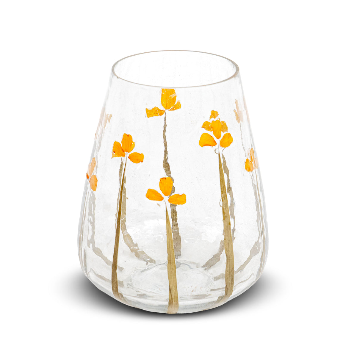 Amber Bloom Glass