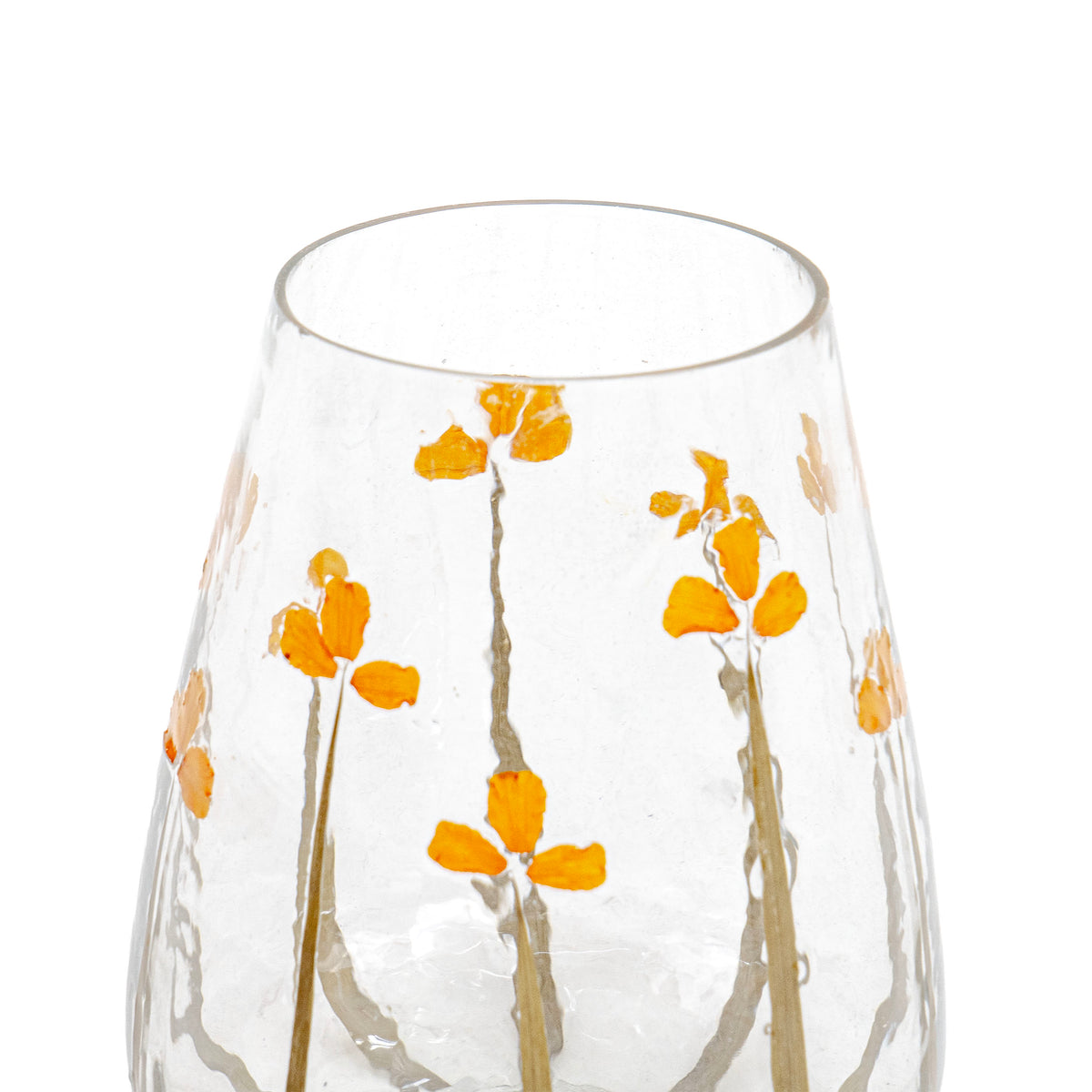 Amber Bloom Glass