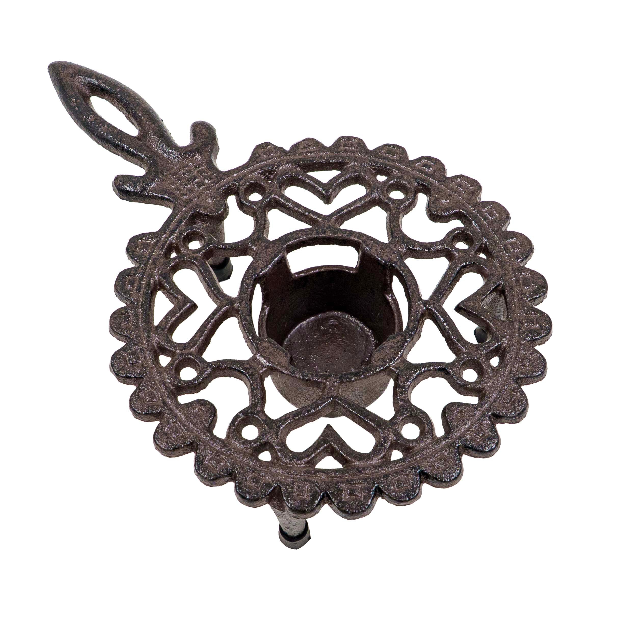 Edie Iron Vintage Candle Holder
