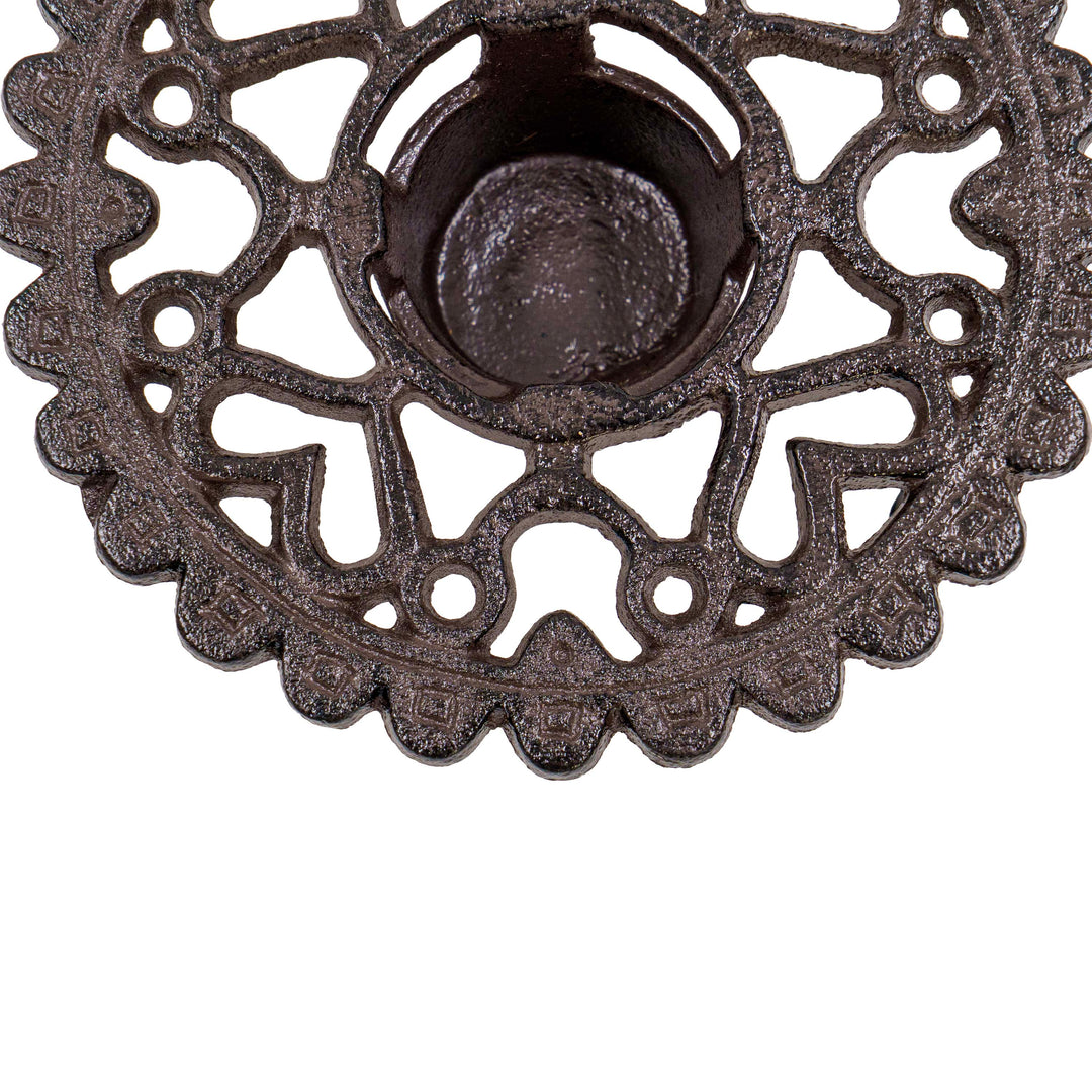 Edie Iron Vintage Candle Holder