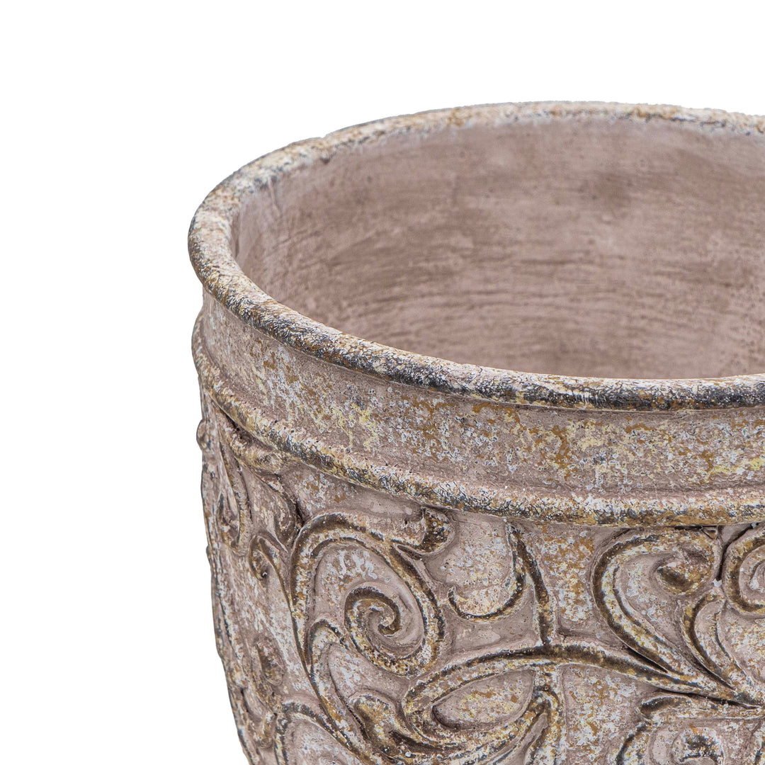 DRIFA BAROQUE SCROLL POT
