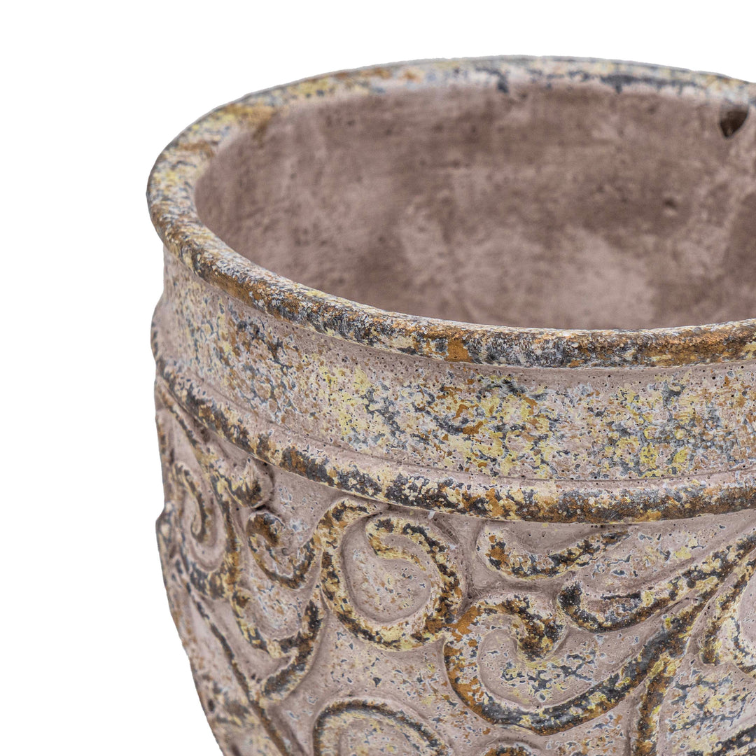 DRIFA BAROQUE SCROLL POT