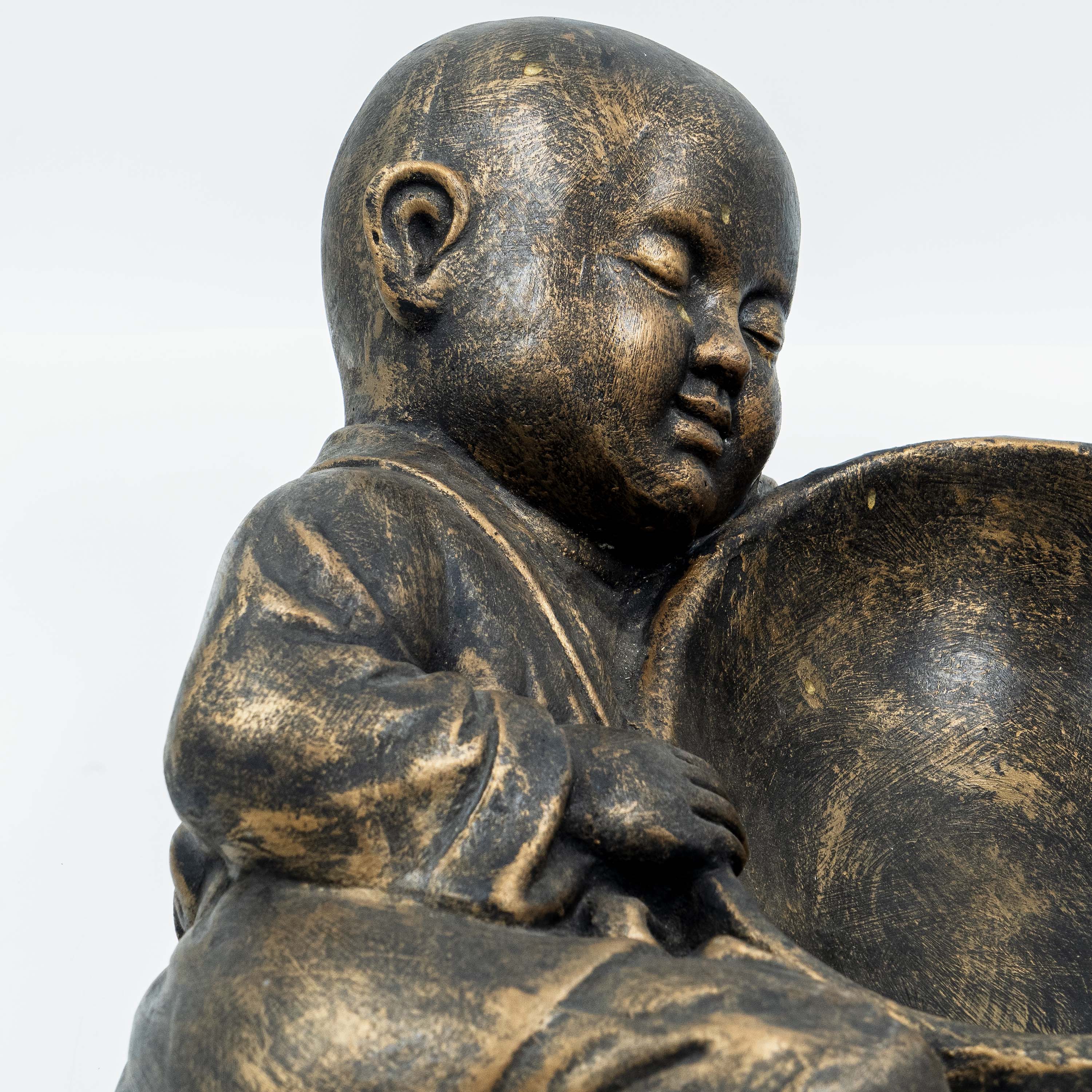Monk Reclining Planter