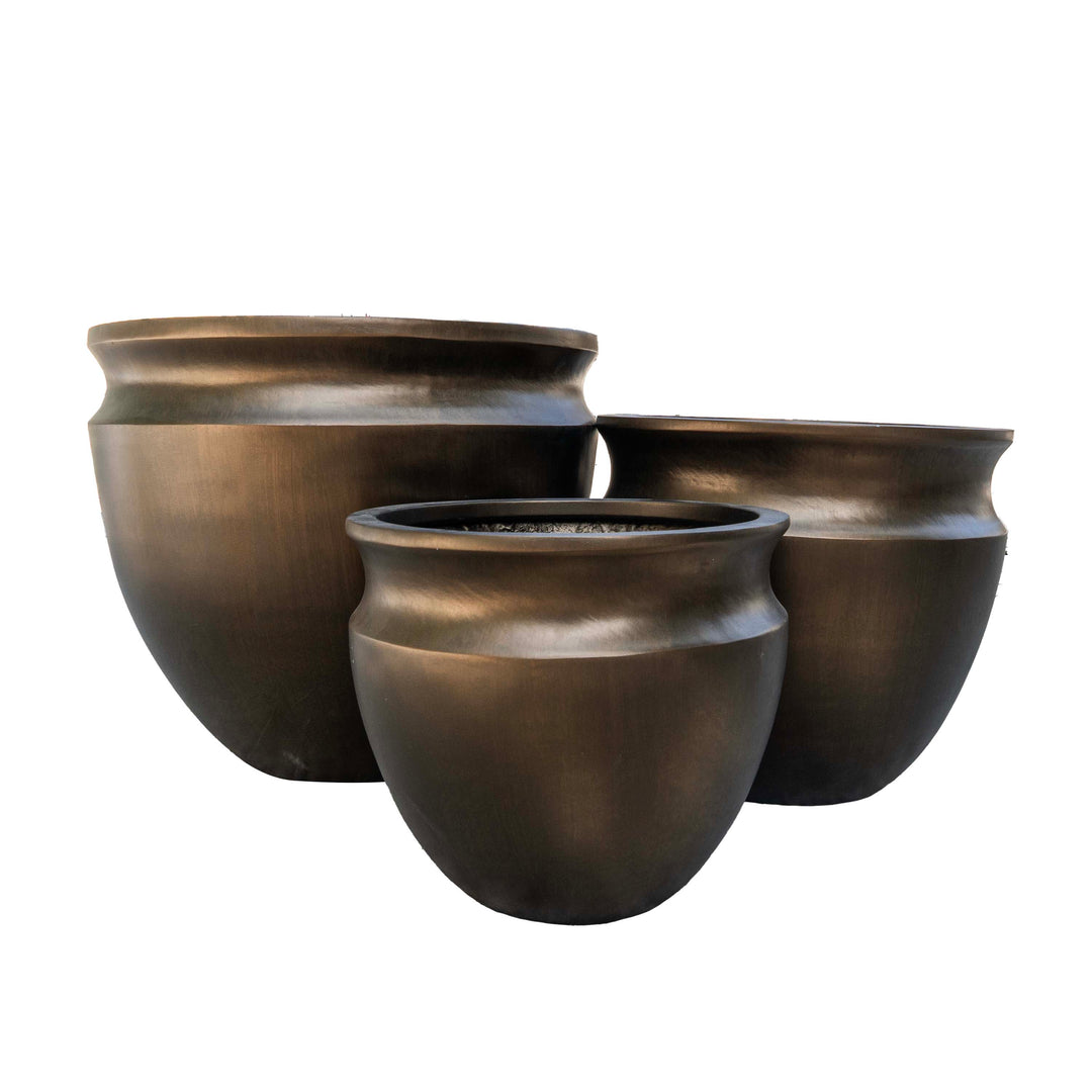 GRAVEL POT - MTLC BROWN