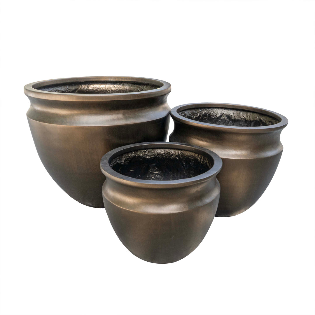 GRAVEL POT - MTLC BROWN