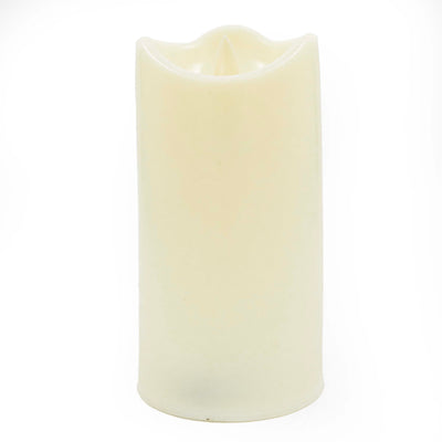 Acrylic Body Pillar Candle - 8 Inch