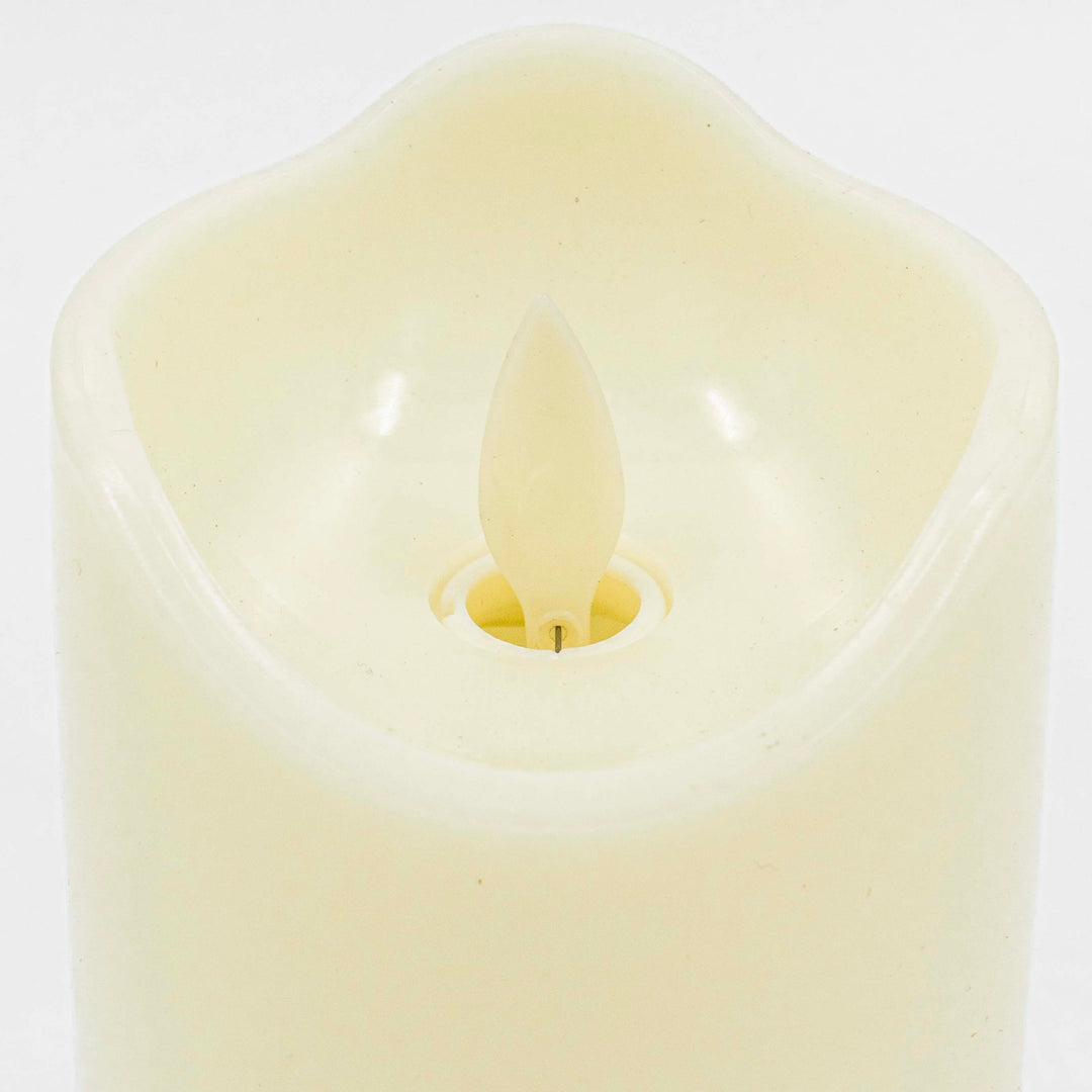 Acrylic Body Pillar Candle - 8 Inch