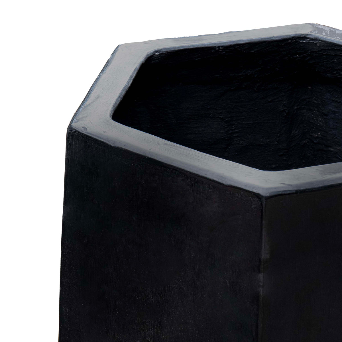 Stone Grey Hex Pot