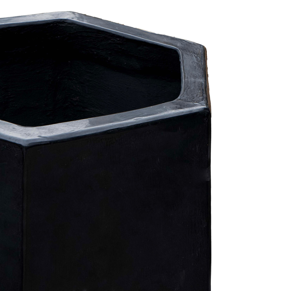 Stone Grey Hex Pot
