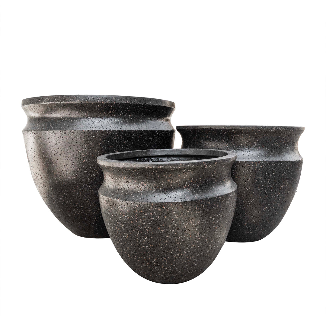 GRAVEL POT - DARK GREY