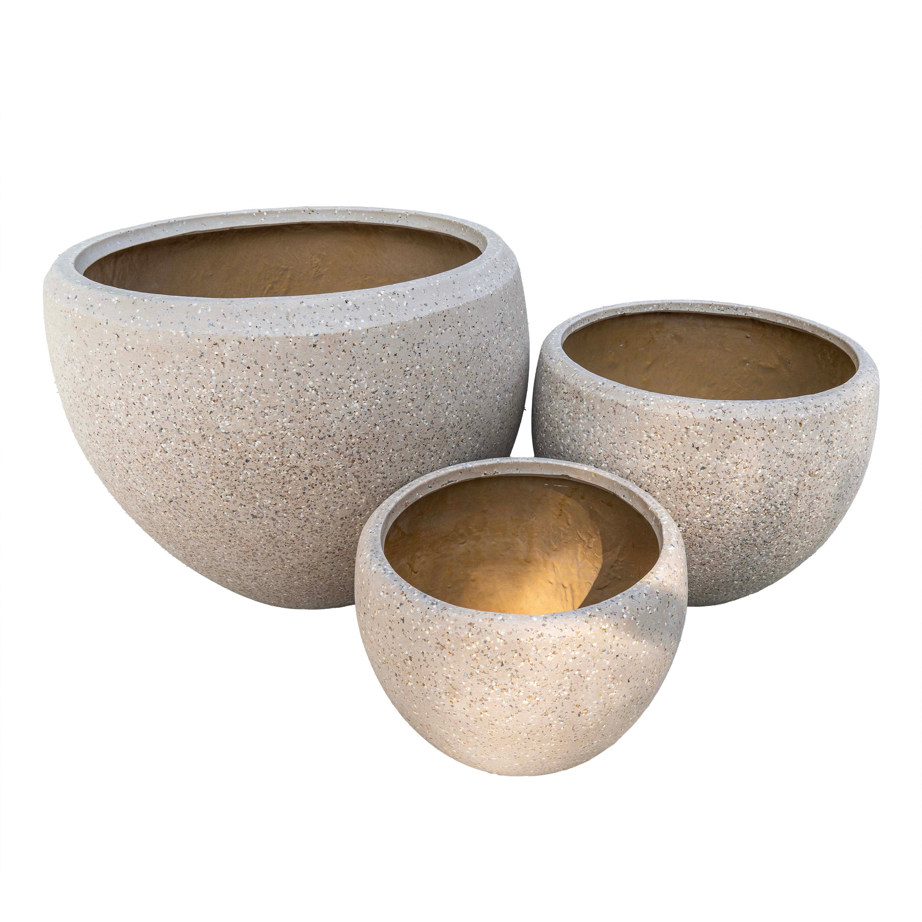 DUNE POT - ANTIQUE WHITE
