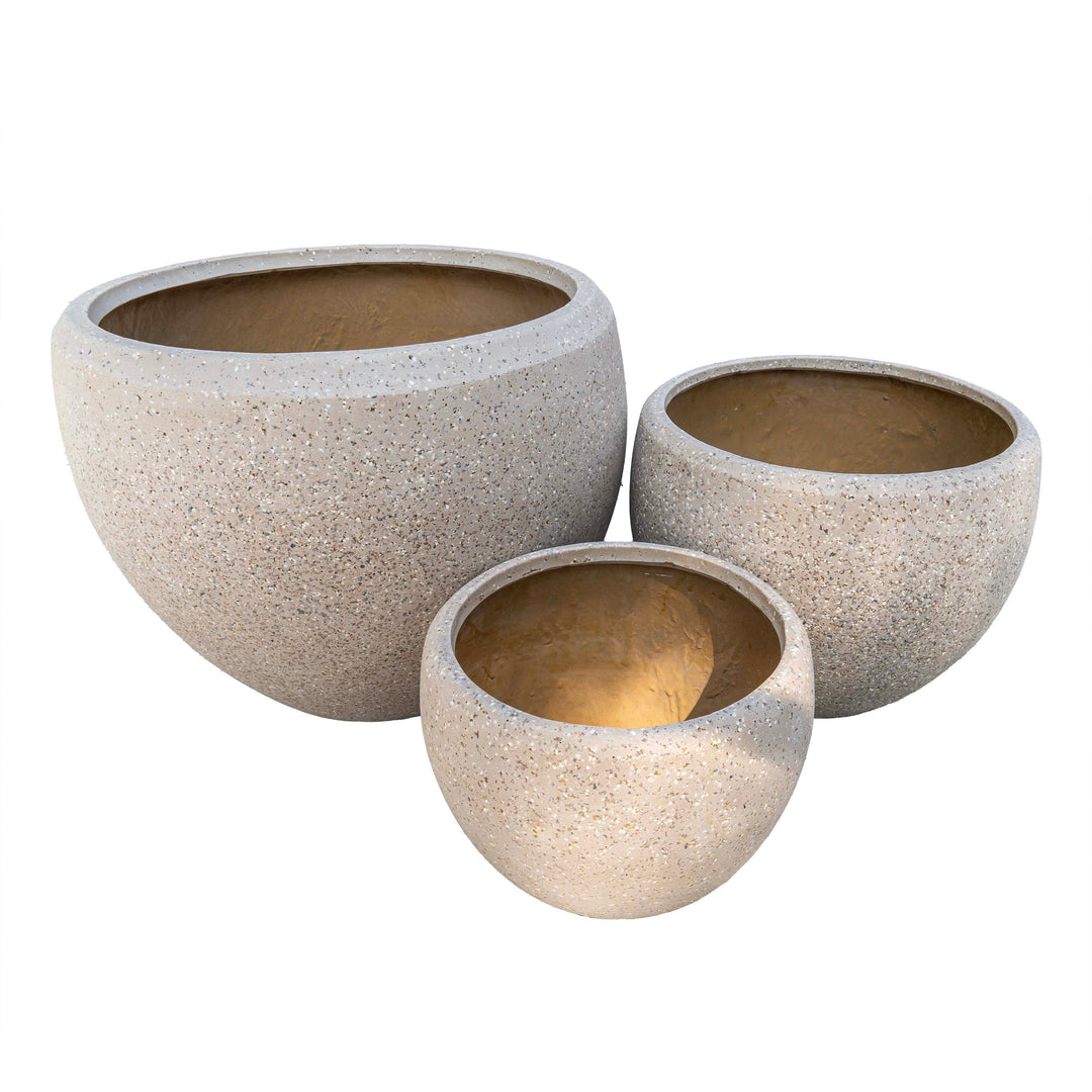DUNE POT - ANTIQUE WHITE