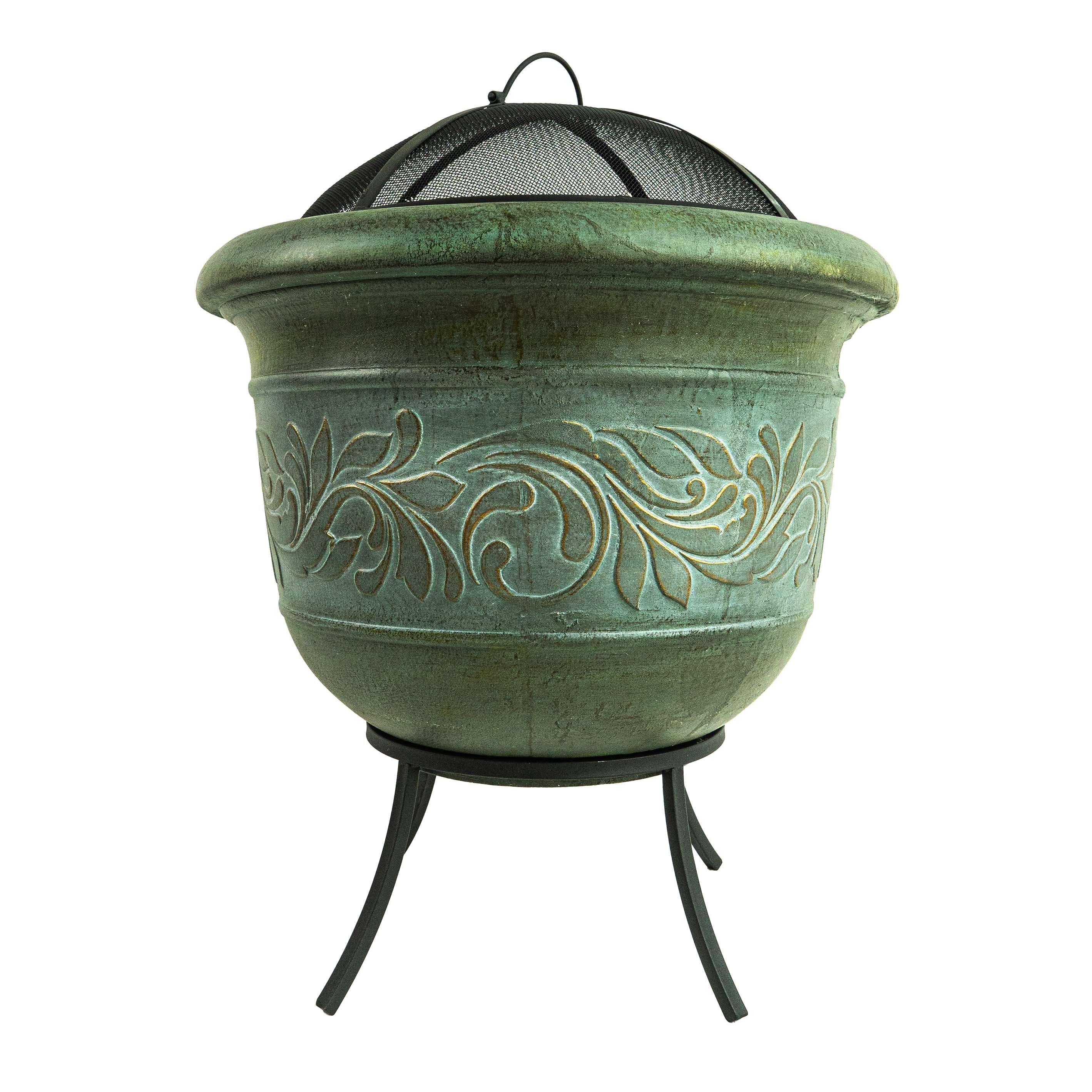 Elongated Fiber Clay Firepit
