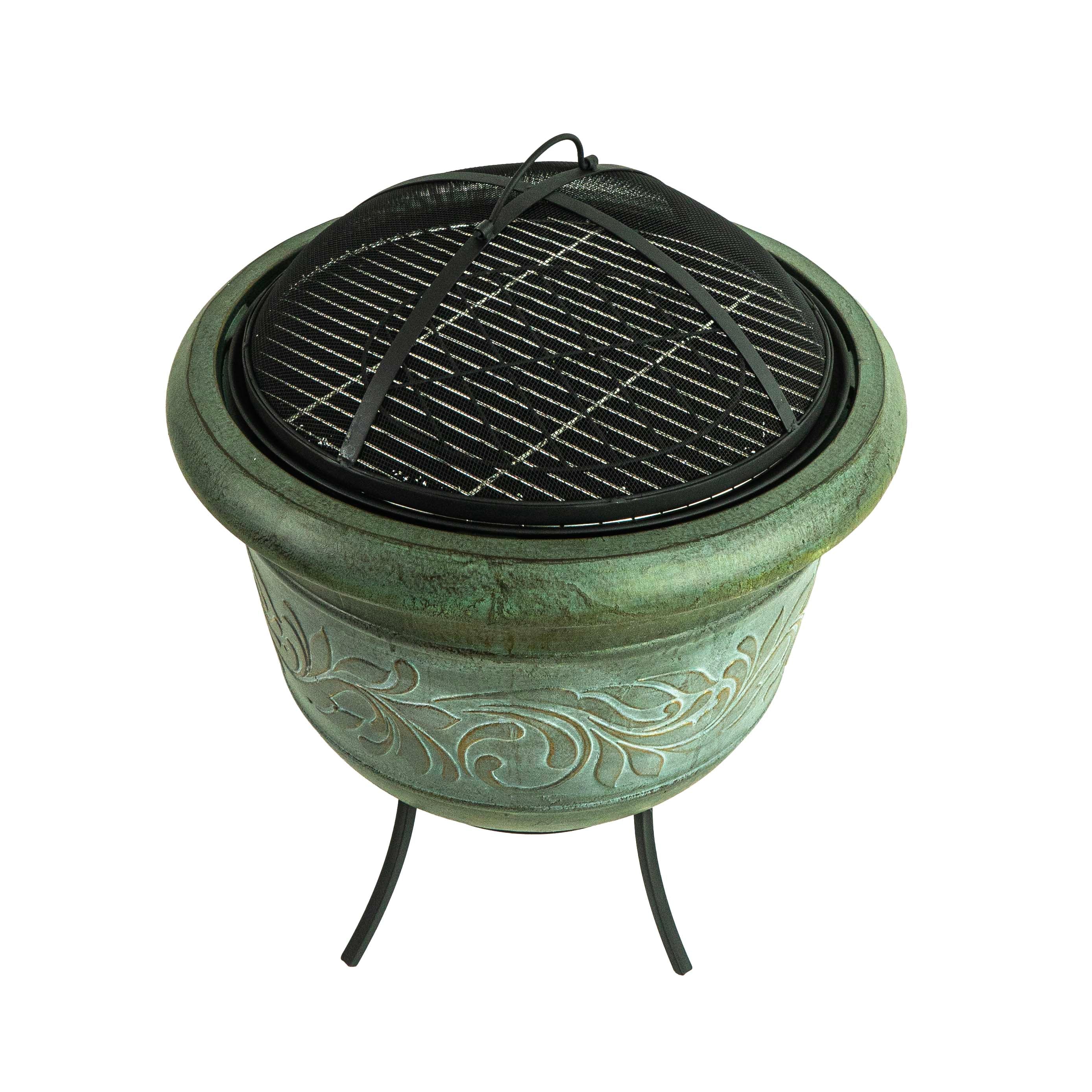 Elongated Fiber Clay Firepit