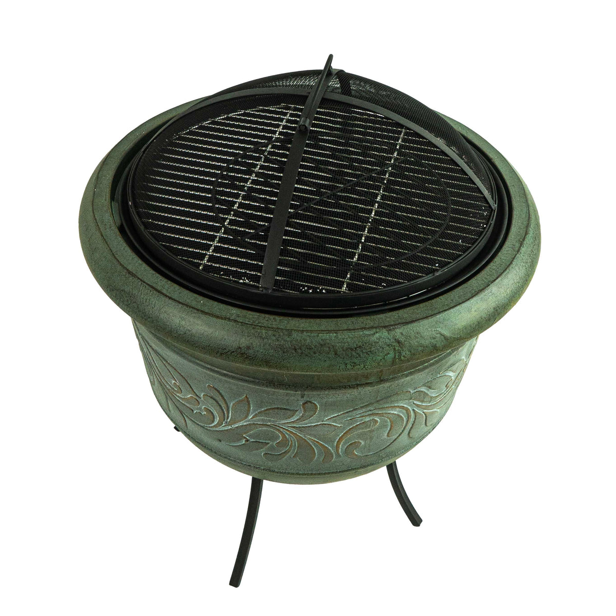 Elongated Fiber Clay Firepit