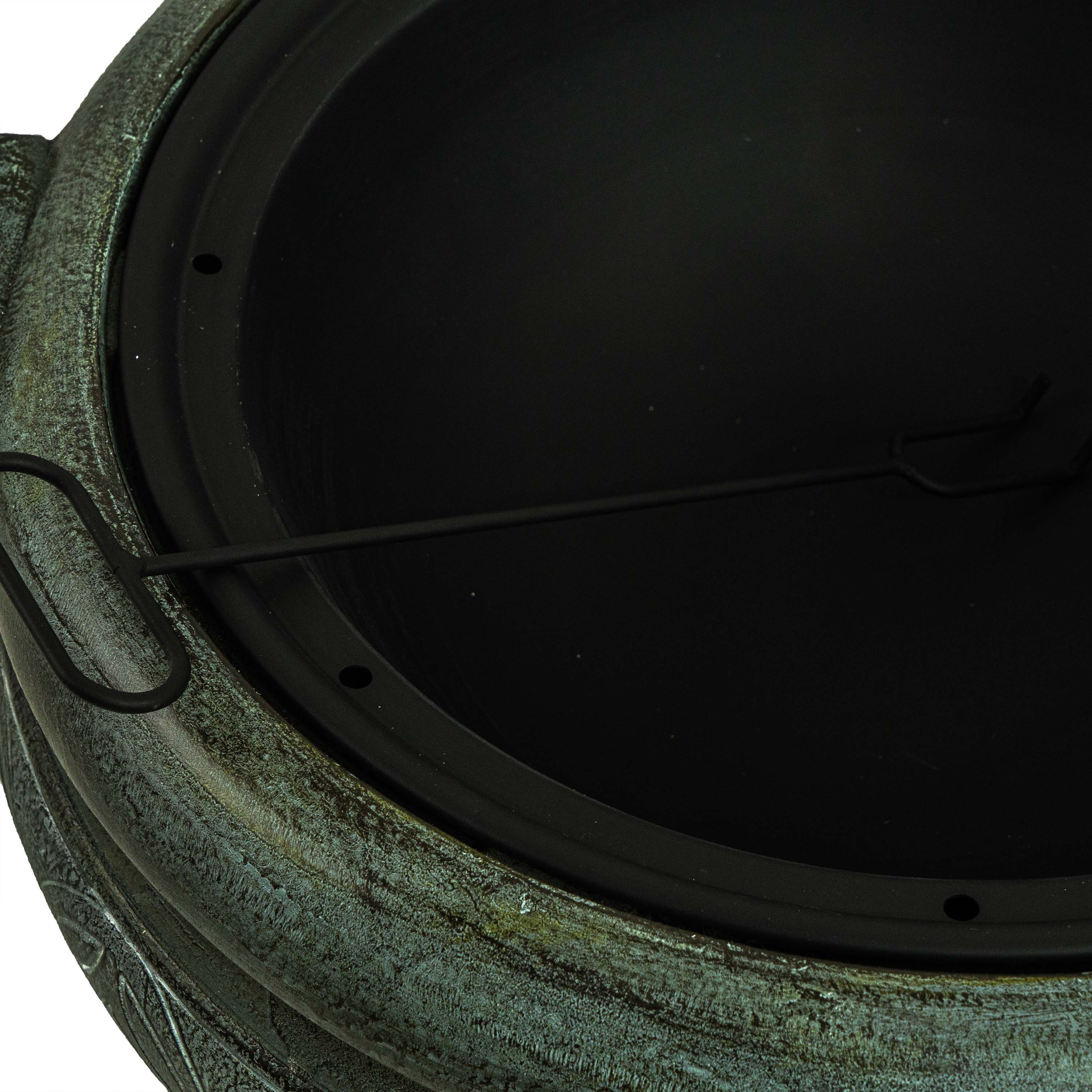 Wide Fiber Clay Firepit