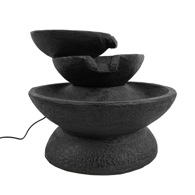 Three Step Stone Saucer Fountain - 40 cm