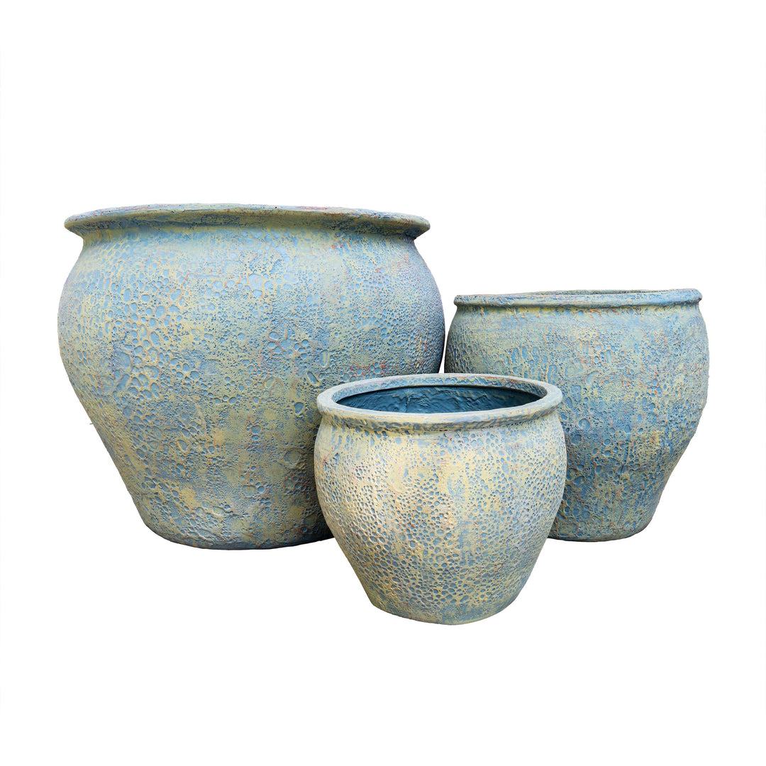 ONYX POT - YELLOW BLUE