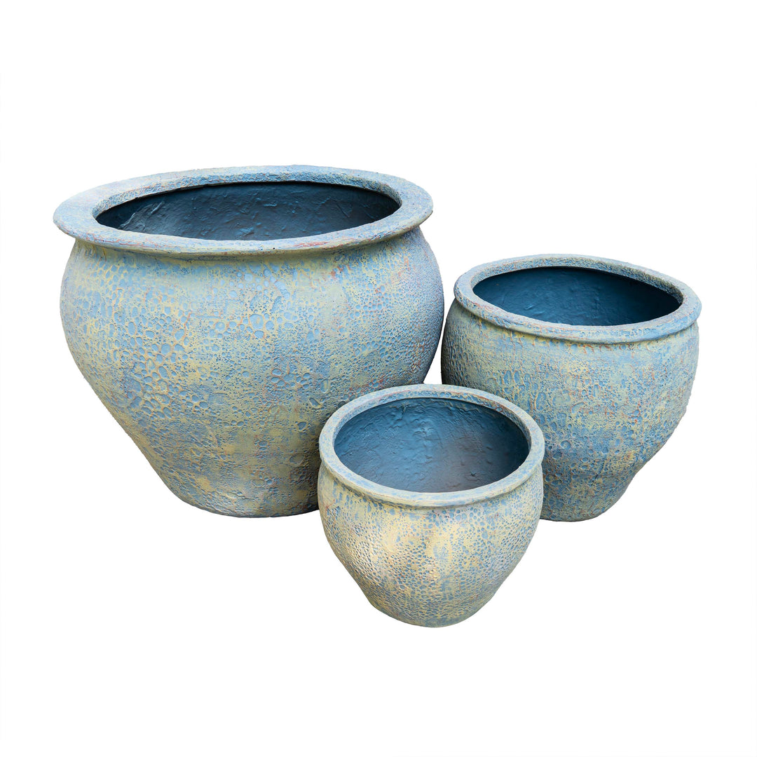 ONYX POT - YELLOW BLUE