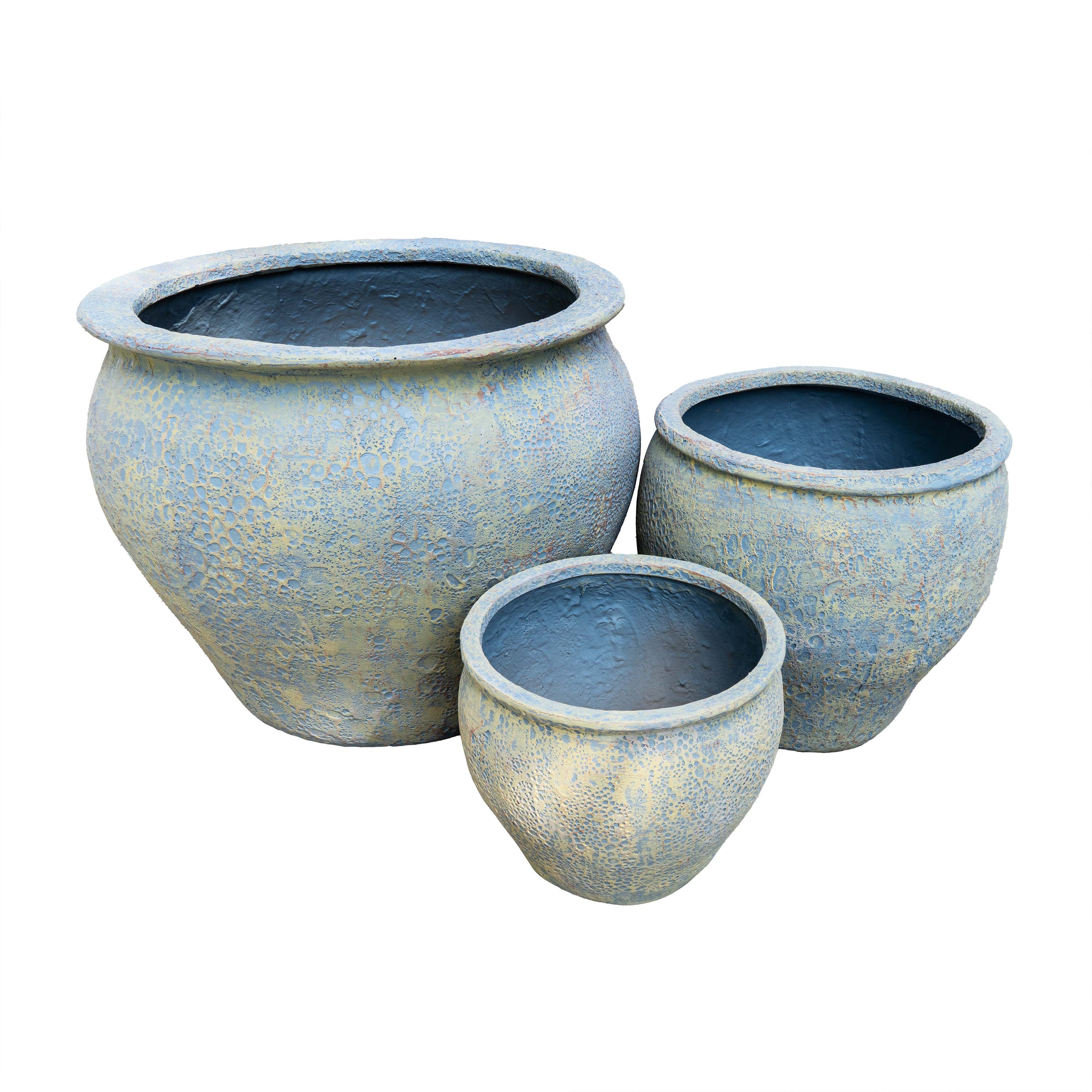 ONYX POT - YELLOW BLUE
