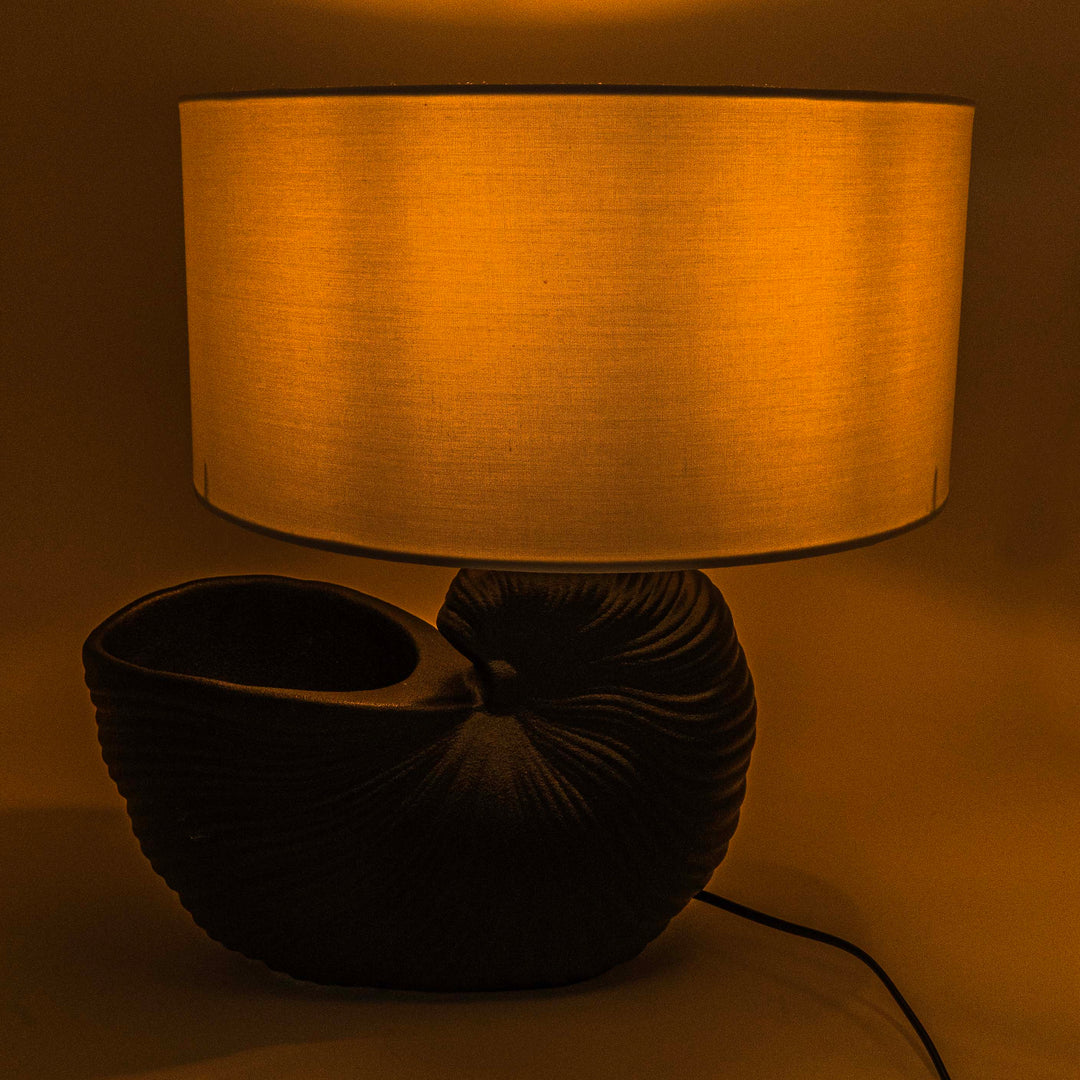 Ceramic Snail Base Table Lamp