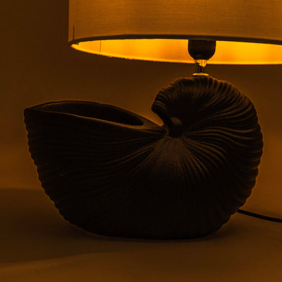 Ceramic Snail Base Table Lamp